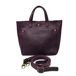 Portland Leather Goods Purple Crossbody Bag